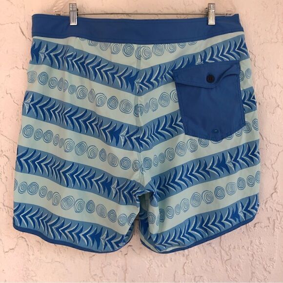 PATAGONIA Vintage Wavefarer Logo Swim Trunks Size 40 Board Shorts Baggies - Picture 6 of 7